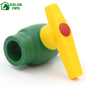 2025 exlon nhà máy giá chất lượng cao và áp lực PPR sắt bóng Van nhựa sắt van Bộ sưu tập hoàn chỉnh tất cả các kích thước PPR van - Product Image 1