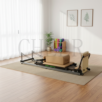 Appareil de Pilates portable pliable pour la maison, machine de Pilates avec cadre en aluminium pour l'entraînement physique
