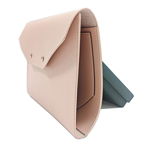 Phong Cách Phổ Biến Chất Lượng Cao PU Da Màu Hồng Cuốn Sách Bảo Vệ Bìa Đồng Bằng Hạt Biểu Tượng Tùy Chỉnh Cuốn Sách Bìa Cho Phụ Nữ - Product Image 1