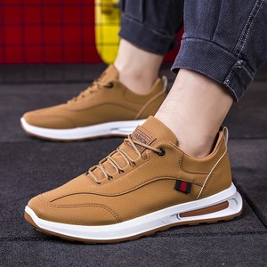Zapatos Casuales de Hombre, Estilo Nuevo, Ligeros, de Cuero, Duraderos, Antideslizantes, Deportivos, que Aumentan la Estatura - Product Image 6