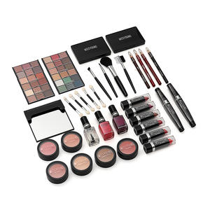 Venta al por mayor Juegos de maquillaje Brillo de labios Resaltador Paleta de sombras de ojos Brocha de maquillaje Kit de maquillaje Estuche cosmético - Product Image 5
