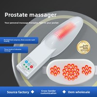 Masseur de prostate ZK-1001 avec lumière rouge, compresse chaude et massage vibrant pour soulager l'hyperplasie prostatique, fabriqué en Chine