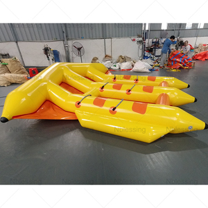 Bateau banane gonflable de sport, tractable, pour sports nautiques, modèle Poisson volant - Product Image 2