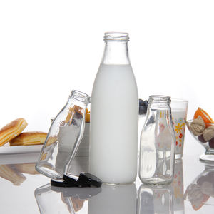Más vendidos 350Ml 500Ml 1 litro sin plomo vidrio agua Jarra <span class=keywords><strong>Weck</strong></span> jugo tarro botellas de leche con tapas - Product Image 4