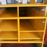 Système d'échafaudage à double échelle pour maçon, plateforme, escalier, passage, cadre en H pour maçonnerie, ensemble d'échelles assorties