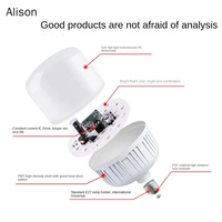 Ampoule LED E27 pour intérieur, extérieur, maison, bureau, garage, entrepôt, lumière blanche, alimentation AC, économie d'énergie, lampe commerciale Alison