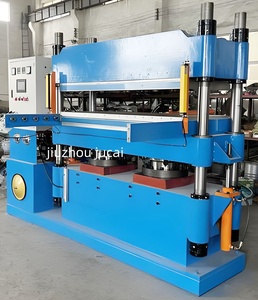 เครื่องอัดไฮดรอลิกสภาพใหม่สำหรับทำแผ่นยาง พร้อมเ<span class=keywords><strong>ค</strong></span>รื่องยนต์ปั๊มควบ<span class=keywords><strong>ค</strong></span>ุมอัตโนมัติ โครงสร้างสี่เสา สำหรับการผลิต - Product Image 3