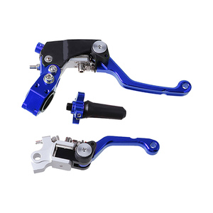 Manillar de embrague CNC plegable universal anticaída para motocicleta todoterreno T4 Kailing con bomba de arena pequeña (3 dedos) - Product Image 4