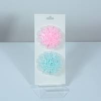 Ruban en satin personnalisé, double couleur, joyeux anniversaire fille/garçon, fait main, écologique, imprimé avec du feuille d'or/d'argent, ruban en satin, rosette