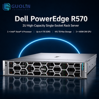 Serveur en rack Dell PowerEdge R570 2U, matériel de qualité professionnelle pour la mise en place informatique moderne des centres de données