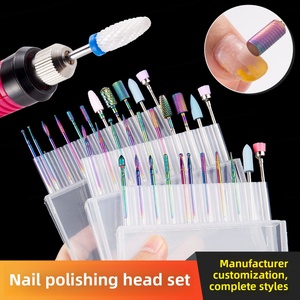 Ceramic Nail <b>Drill</b> <b>Bit</b> Front Mounted Grinding Head Cuticle Removal Manicure Machine Accessory Salon Nail <b>Drill</b> <b>Bit</b> Tool - Product Image 6