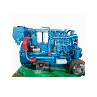 Machines de pêche électrique bateau cargo bateau moteur inboard marine moteurs diesel weichai 6w105s avec boîte de vitesses