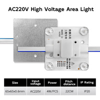 Harga Pabrik Modul LED Aluminium 220V Putih Hangat Sumber Cahaya Backlit Rohs AC 220V Modul Lampu LED untuk Lightbox Iklan