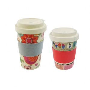 Wholesale 350Ml & 400Ml Custom Plastic Reusable Rpet Cups Coffee <b>Mugs</b> With Lid Children for Camping Office Outdoor Drinking - Product Image 1