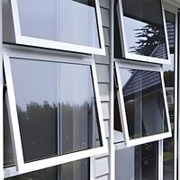 Fenêtre moderne à double vitrage à guillotine avec cadre en alliage d'aluminium auvent en verre bon marché de conception à chaud Windows School Horizontal Rolling