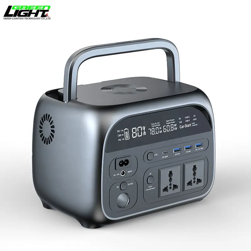 Batterie LiFePO4 de centrale électrique portable 500W pour le camping, batterie au lithium de stockage d'énergie portable pour l'urgence