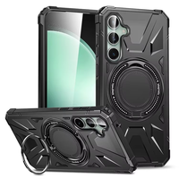Coque de téléphone pour Samsung Galaxy A15 A14 A24 A54 5G, antichoc, TPU PC magnétique, intelligente avec béquille 360°