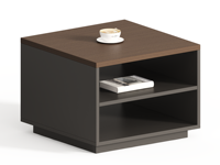Table basse ovale en bois massif, personnalisable, écologique, légère, moderne, finition noyer, style nordique, table d'appoint pour salon