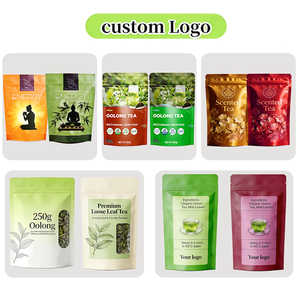 Custom Stand up Mylar Food Grade Reflective for <strong>Tea</strong> Heat Seal Resealable <strong>Tea</strong> Packaging Eco Friendly Compostable <strong>Tea</strong> Bag - Product Image 4