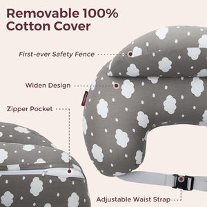 Almohada de Lactancia Ajustable, Ergonómica, con Funda Extraíble y Lavable para Mamá y Bebé - Product Image 3