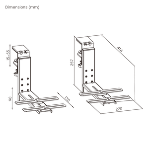 Soporte Universal para Simulador de Vuelo LRA04-BS02, Soporte Ajustable para Joystick y Acelerador, Compatible con Logitech y Thrustmaster - Product Image 6
