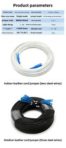 Trung Quốc Nhà sản xuất FTTH cáp sợi quang seel dây SC/UPC-SC/UPC dây vá kết nối ngoài trời - Product Image 5