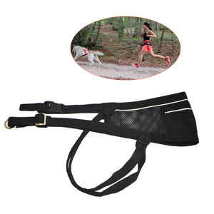 Sabuk Kustom untuk Berlari atau Berjalan Balap Pro Menarik Husky Menjamur Latihan Bikejoring Anjing Peliharaan Sabuk Skijoring Canicross - Product Image 1