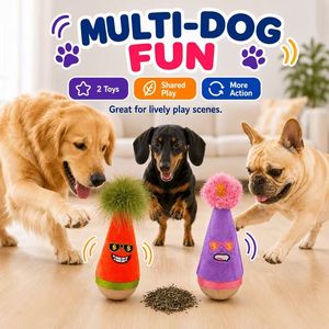 Jouet à mâcher en peluche à la catnip, jouet amusant pour chat, jouet interactif doux pour animaux de compagnie, pour chats d'intérieur - Product Image 2