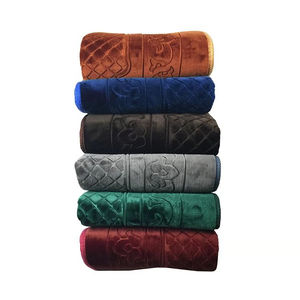 Tapis de prière portable antidérapant de luxe de haute qualité tapis islamique pliable personnalisé lavable à la main maison parfaite Ramadan Eid musulman - Product Image 6