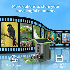 Hibirds APP 4MP Mangiatoia per uccelli Telecamera a batteria solare con intelligenza artificiale che identifica gli uccelli Capa - Product Image 5