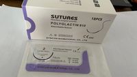 Échantillons Gratuits SYNCON Sutures Chirurgicales Vétérinaires Aiguille à Coupe Inversée Matériel de Couture en Nylon pour Utilisation Chirurgicale en Clinique Vétérinaire Modèle