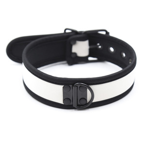 BDSM gioco di ruolo per adulti in acciaio inox giocattoli sessuali in pelle regolabile collo collare imbracatura per il corpo guinzaglio per animali domestici manette proprietà di Bondage - Product Image 3