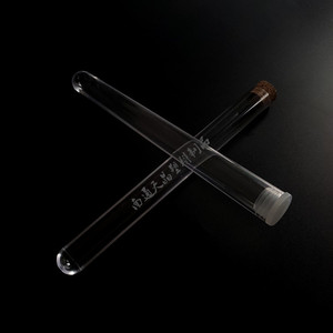 Tubo de Ensayo de Plástico Tianjing 18x180mm 30ml con Tapón de Corcho Cónico, Material PS Transparente, para Uso en Laboratorio - Product Image 1