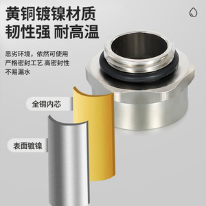 Metal Reducing Ring Thread Converter Metric Coarse Threaded On One End For Pipe Fittings - Product Image 2