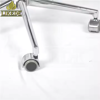 Base de fauteuil pivotant robuste 5 étoiles en aluminium et fer thermolaqué, rotation à 360 degrés, pieds de meubles pour salon et hôtel