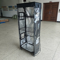 LUXINT Büyüyen Mantarlar İçin Yetiştirme Çadırı, Bitki Rafı ve 40w Tam Spektrumlu Yetiştirme Lambası Tüpü ile, 600D Oxford Kumaş, İç Mekan Ev Kullanımı İçin