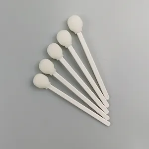 125Mm Lolipop Bulat Besar Sponge Kepala Datar Handle Stick Busa Tip Swab