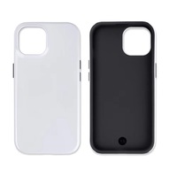 Coque de téléphone personnalisée 2-en-1 par sublimation pour iPhone 12 15 Pro Max Vivo Oppo Plus, coque PC antichoc, imprimez votre propre design unique