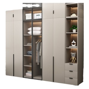 Armoire à balançoire Love Zone au design moderne personnalisé, porte en bois et en verre pour la maison neuve, l'appartement, l'hôtel, la chambre à coucher, meubles, 3-5 ans - Product Image 5