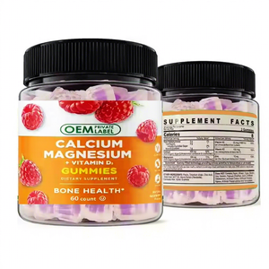 Gummies Nature Made Ausreson <span class=keywords><strong>Ca</strong></span> Mg Zn Vitamine <span class=keywords><strong>D3</strong></span> B12 Vitamine <span class=keywords><strong>K2</strong></span> pour les os – Supplément de Calcium et de Magnésium - Product Image 2