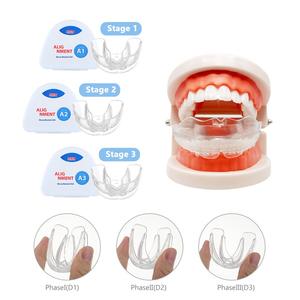 Alineadores Dentales Transparentes para Corrección Dental, Protectores Nocturnos para Prevenir el Rechinamiento <span class=keywords><strong>de</strong></span> <span class=keywords><strong>Dientes</strong></span> en Adultos, Correctores para Mordidas Inferiores - Product Image 5