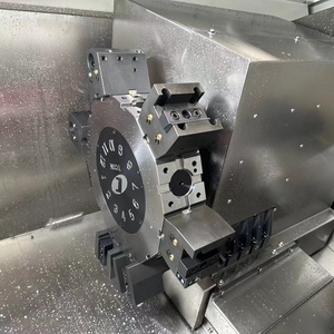 TCK56A CNC-draaibank, 65 mm boring, enkelvoudige digitale besturing, automatisch en handmatig, geschikt voor alle kleine werkstukken, horizontaal schuin bed, motor gebruikt. - Product Image 5