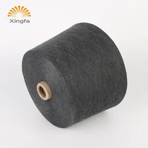 Cheap price eco-friendly pure color 60s viscose polyester ring spun yarn