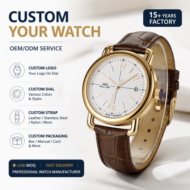 Top Brand Automatic Luxury Ronda 515 Quartz Mechanical Watch Movement Directional Bezel Super Luminous Date Men's Diver Watches