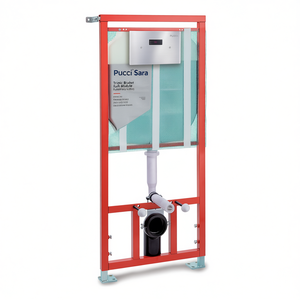 Módulo de Soporte Tronic Pucci Sara, 60 cm de Ancho, 132 cm de Largo, Sistema de Válvula de Descarga - Product Image 3