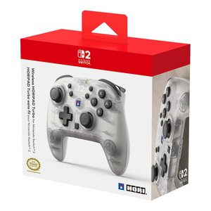 Manette de jeu SWITCH 2 Horipad Turbo sans fil Frost White Ice Clear 1200906 - Product Image 2