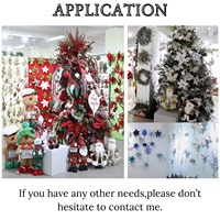 Weiße künstliche Beeren- und Apfel-Weihnachtszweige, gefrostet, 30 cm, florale Baumschmuck-Dekoration, verpackt für Weihnachtsfeier und Zuhause