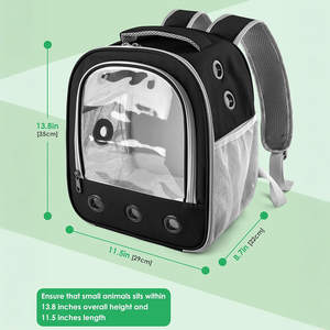 Pet Guinea Pig Carrier Backpack Carrying Bag for Cat Rabbit Parrot Hamster Outdoor Travel Hiking Pet Carrier Backpack <b>Carry</b> Bag - Product Image 2