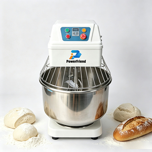 Pétrin Mélangeur Industriel pour Boulangerie 10kg 50kg 100kg, Machine à Pâte Farine Eau en Acier Inoxydable 304, <span class=keywords><strong>Poweradd</strong></span> - Product Image 1