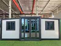Maison préfabriquée écologique à bas prix pour l'Afrique, 1, 2 ou 3 chambres, structure en acier, salle de bain, toilettes, entrepôt, construction rapide